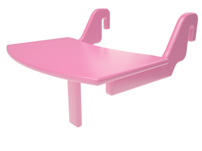 Столик для кормления навесной к стулу ВЫРАСТАЙКА СП-1 розовый