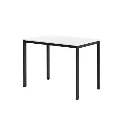 Стол Сеул (1000х600), ЛДСП Белый / Металлокаркас Черный