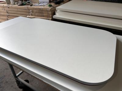 Ассоль СДО-02 белая с кромкой ПВХ серый/серебристый (без ног)