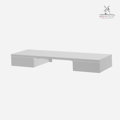 Стол консольный Берген (1400x500), ЛДСП Белый \ Металлокаркас Белый