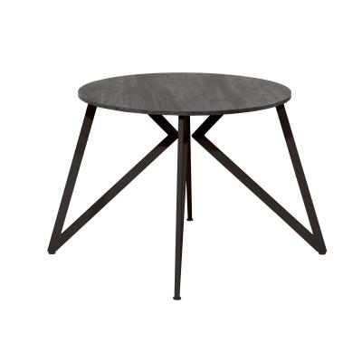 Стол Женева (D900) 18мм, ЛДСП Сосна пасадена / Металлокаркас Черный