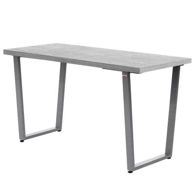 Стол Уэльс (1300х650) 36мм, ЛДСП Бетон / Металлокаркас Графит