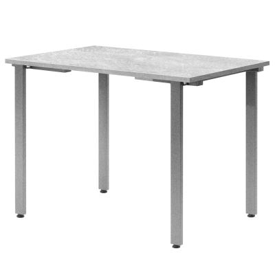 Стол Прага (1000х700) 18мм, ЛДСП Бетон / Металлокаркас Графит