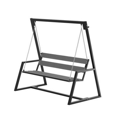 Качели садовые Валенсия (208х115), металлокаркас черный