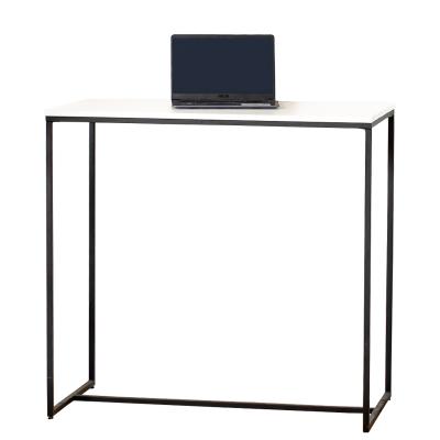 Стол барный Сидней (1100x600), ЛДСП Белый / Металлокаркас Черный Стол барный Сидней (1100x600), ЛДСП Белый / Металлокаркас Черный