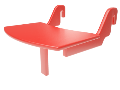 Столик для кормления навесной к стулу ВЫРАСТАЙКА СП-1 красный