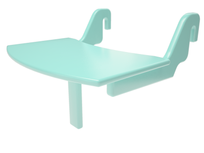Столик для кормления навесной к стулу ВЫРАСТАЙКА СП-1 бирюза