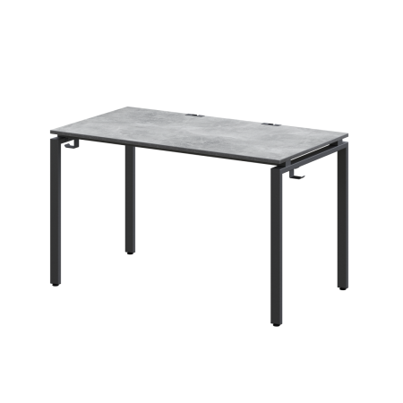 Стол Сиэтл (1300х700) 18 мм, ЛДСП Бетон / Металлокаркас Графит