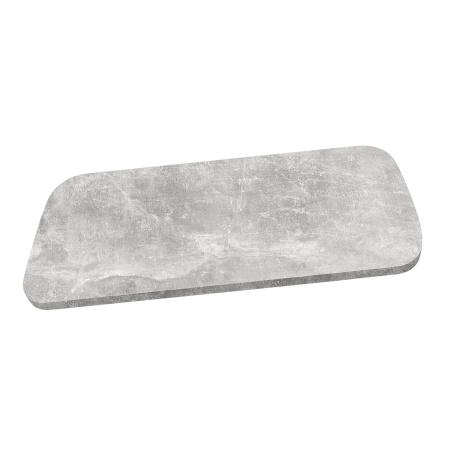 Столешница закругленная 1400х800х36, ЛДСП Бетон