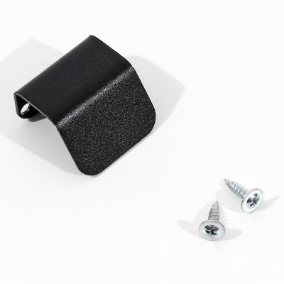 Ручка мебельная торцевая Венеция L40, Металлокаркас Черный