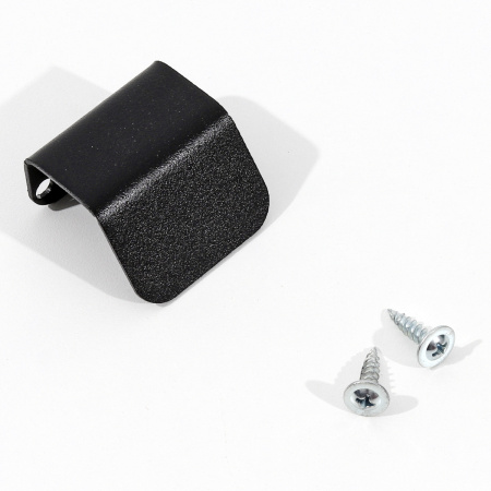 Ручка мебельная торцевая Венеция L40, Металлокаркас Белый