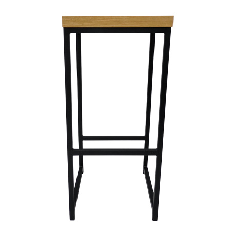 Стул барный Крокс, ЛДСП Дуб табачный крафт / Металлокаркас Черный Стул барный Крокс, ЛДСП Дуб табачный крафт / Металлокаркас Черный