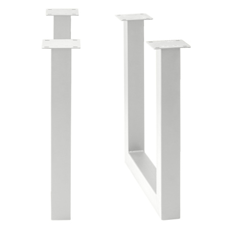 Опоры U Сингапур, Металлокаркас Белый