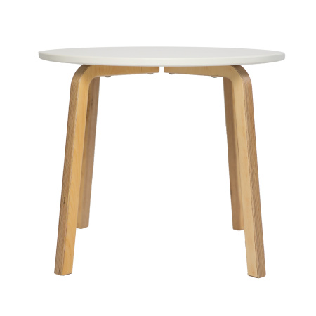 Стол детский Круглый М, Белый / Береза