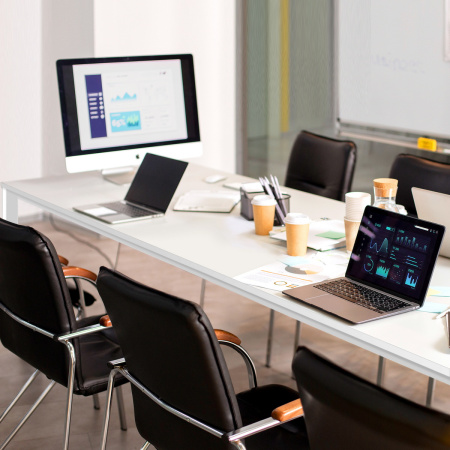 Стол Сеул (2000х800), ЛДСП Белый / Металлокаркас Белый Стол Сеул (2000х800), ЛДСП Белый / Металлокаркас Белый