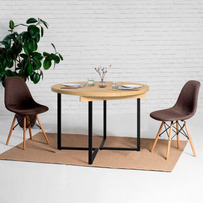 Стол кухонный ЛОНДОН круглый раздвижной