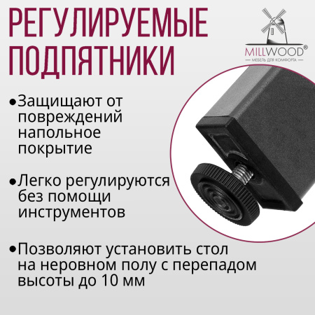 Опора для стола СЕУЛ 1600х800, Металлокаркас Графит Опора для стола СЕУЛ 1600х800, Металлокаркас Графит