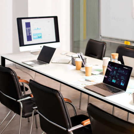 Стол Сеул (1600х800), ЛДСП Белый / Металлокаркас Черный Стол Сеул (1600х800), ЛДСП Белый / Металлокаркас Черный