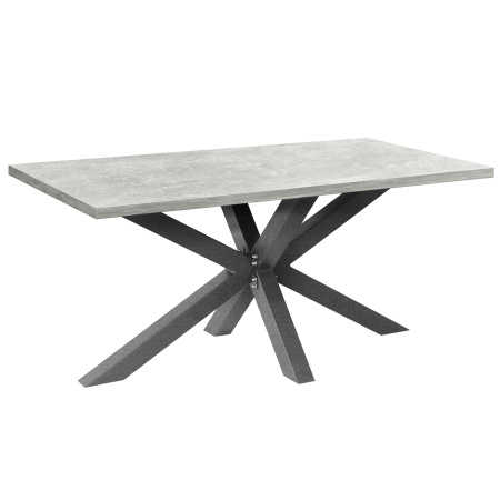 Стол Кейптаун (1800х900), ЛДСП Бетон / Металлокаркас Графит