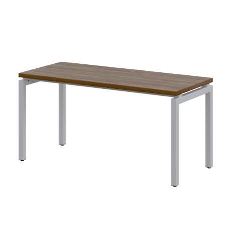 Стол обеденный ЛЕОН 1400х700, ЛДСП Дуб табачный крафт \ Металлокаркас Белый