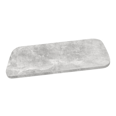 Столешница закругленная 1600х800х36, ЛДСП Бетон