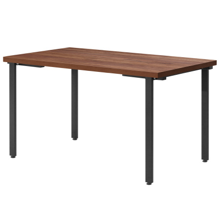 Стол Прага (1300х800), ЛДСП Дуб табачный крафт / Металлокаркас Черный