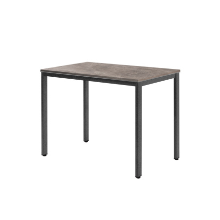 Стол Сеул (1000х600), ЛДСП Бетон / Металлокаркас Графит