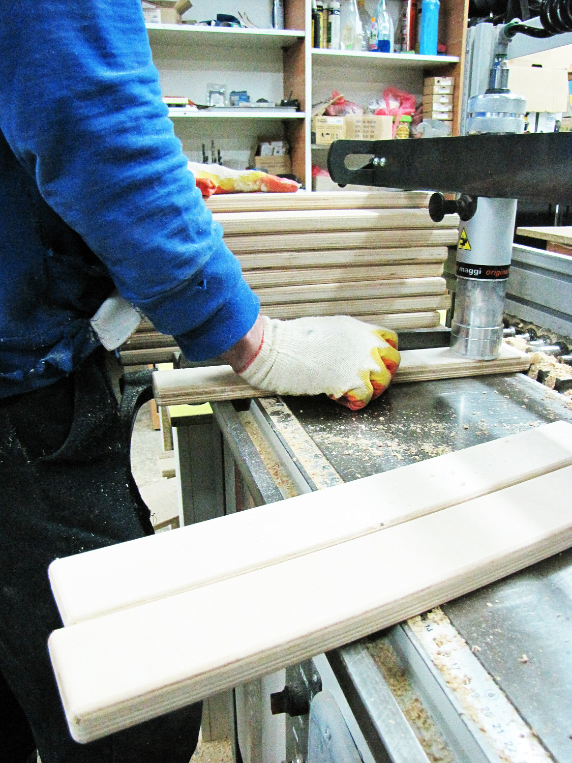 Процесс производства корпусной мебели в компании "Милвуд"