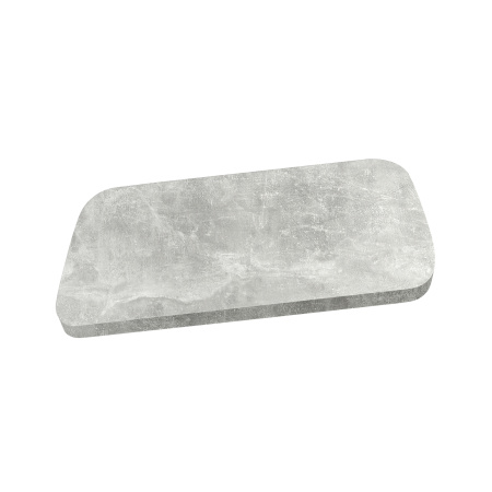 Столешница закругленная 1000х550х36, ЛДСП Бетон