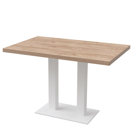 Стол Берлин (1200х700), ЛДСП Дуб табачный крафт / Металлокаркас Белый