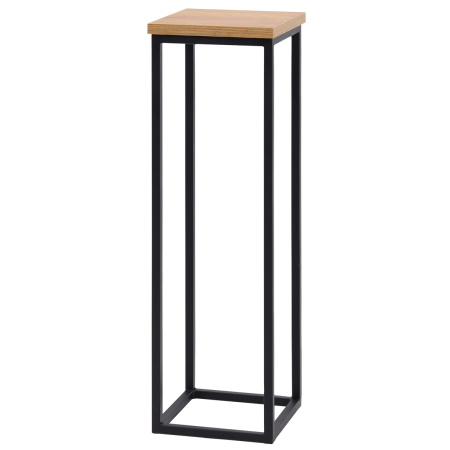 Подставка декоративная 210x210x700, ЛДСП Дуб золотой крафт / Металлокаркас Черный Подставка декоративная 210x210x700, ЛДСП Дуб золотой крафт / Металлокаркас Черный