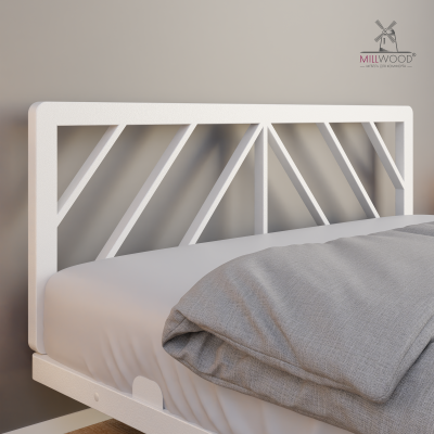 Изголовье для кровати Афина 1800 (180х62 см), Металлокаркас Белый