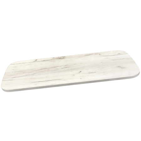 Столешница закругленная 2500х1200х36, ЛДСП Дуб белый крафт