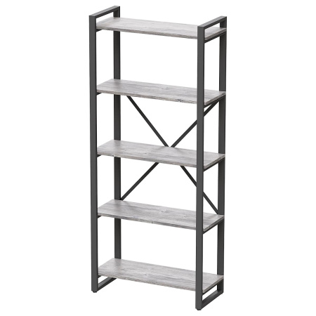 Стеллаж Лофт CH-3, ЛДСП Сосна пасадена / Металлокаркас Графит