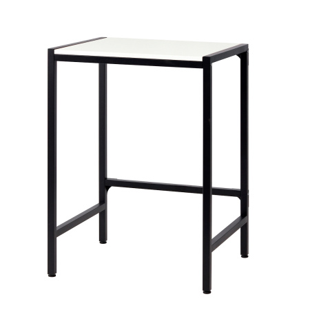 Стойка для стиральной машины Венеция 3, ЛДСП Белый / Металлокаркас Графит