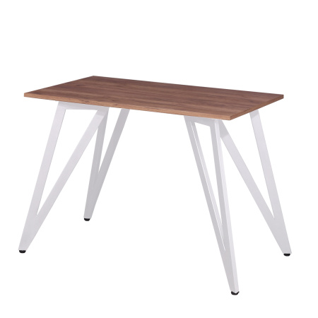 Стол Женева 2 (1000х700) 18мм, ЛДСП Дуб табачный крафт / Металлокаркас Белый