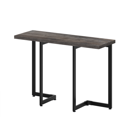 Стол-консоль Арлен 1, ЛДСП Сосна пасадена / Металлокаркас Черный