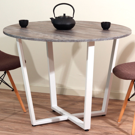 Опора Орлеан D900, Металлокаркас Белый