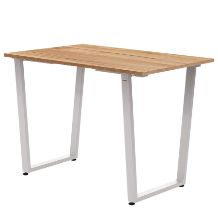 Стол Уэльс (1000х700) 18мм, ЛДСП Дуб золотой крафт / Металлокаркас Белый