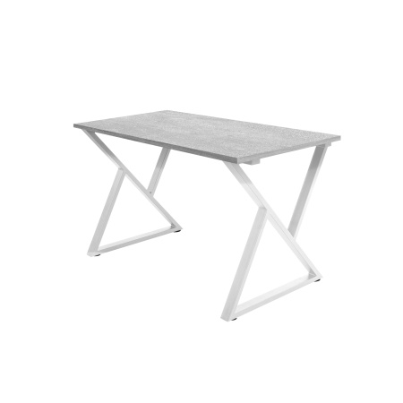 Стол Дели (1000х700), ЛДСП Бетон / Металлокаркас Белый