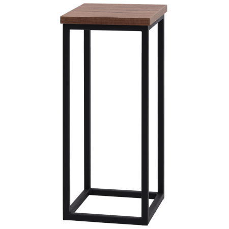 Подставка декоративная 210x210x500, ЛДСП Дуб табачный крафт / Металлокаркас Черный Подставка декоративная 210x210x500, ЛДСП Дуб табачный крафт / Металлокаркас Черный