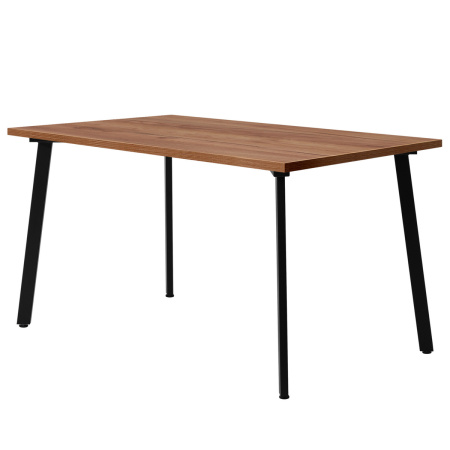 Стол Шанхай (1300х800), ЛДСП Дуб табачный крафт / Металлокаркас Графит