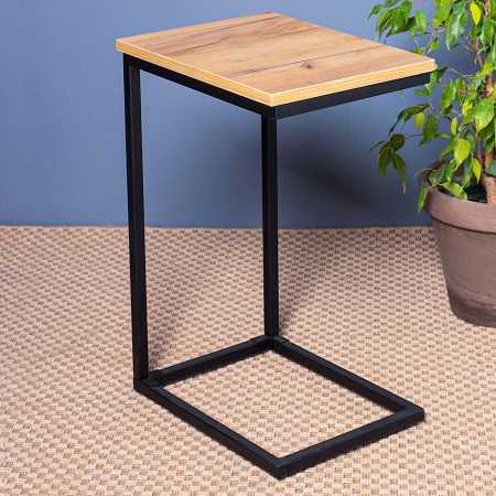 Журнальный стол ART-1.1, ЛДСП Дуб золотой крафт / Металлокаркас Графит Журнальный стол ART-1.1, ЛДСП Дуб золотой крафт / Металлокаркас Графит