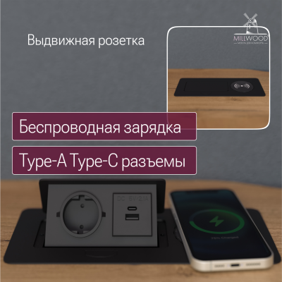 Стол угловой Каир с полкой (2000х1200), ЛДСП Дуб золотой крафт \ Металлокаркас Черный