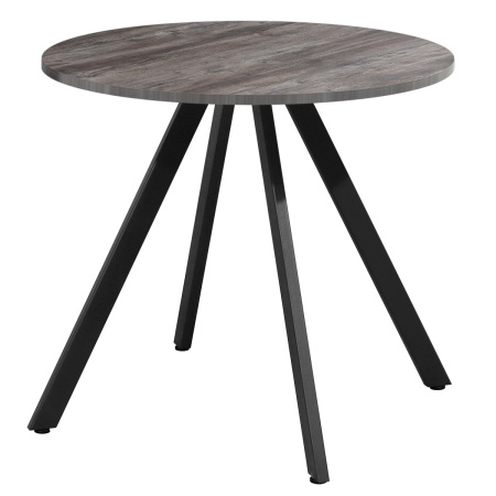 Стол Олесунн (D800), ЛДСП Сосна пасадена / Металлокаркас Черный