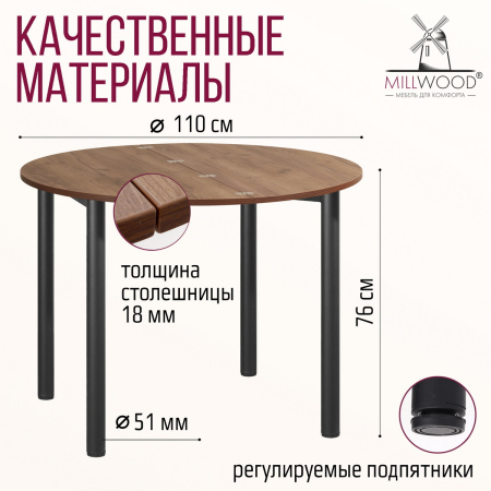 Стол-консоль Далис 2, ЛДСП Дуб табачный крафт / Металлокаркас Графит Стол-консоль Далис 2, ЛДСП Дуб табачный крафт / Металлокаркас Графит