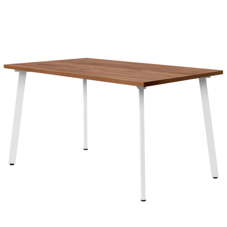 Стол Шанхай (1300х800), ЛДСП Дуб табачный крафт / Металлокаркас Белый