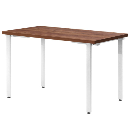 Стол Прага (1200х700), ЛДСП Дуб табачный крафт / Металлокаркас Белый