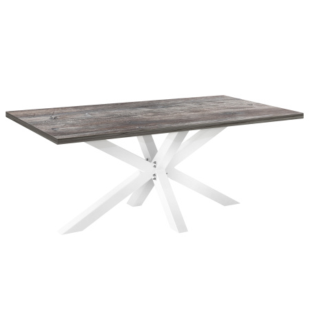 Стол Кейптаун (2000х1000), ЛДСП Сосна пасадена / Металлокаркас Белый