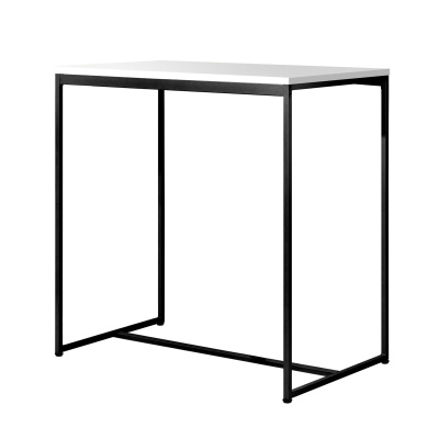 Стол барный Сидней (1100x600), ЛДСП Белый / Металлокаркас Черный